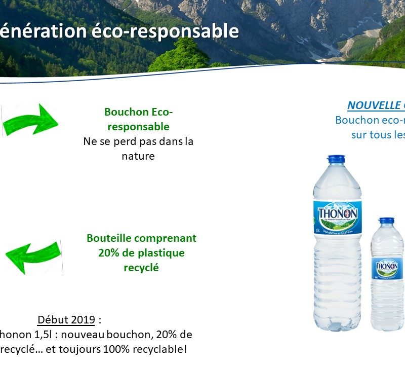 36 bouteilles eau minérale naturelle plate de Haute Savoie Thonon