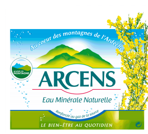 logo eau minérale naturelle gazeuse arcens saphy